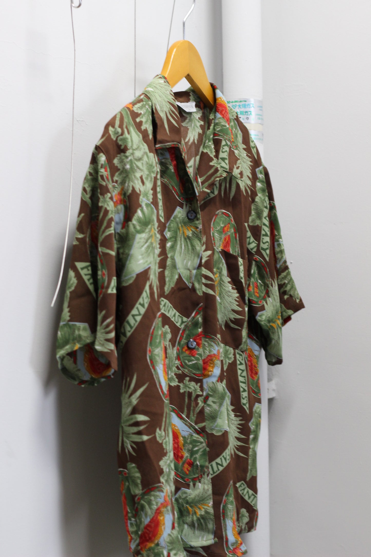 Vintage Green Design Short Sleeve Blouse x4点