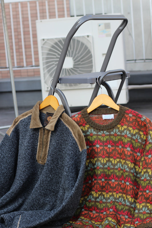 Men's Vintage Made In Italy Mohair & Half-Zip Knit x2点