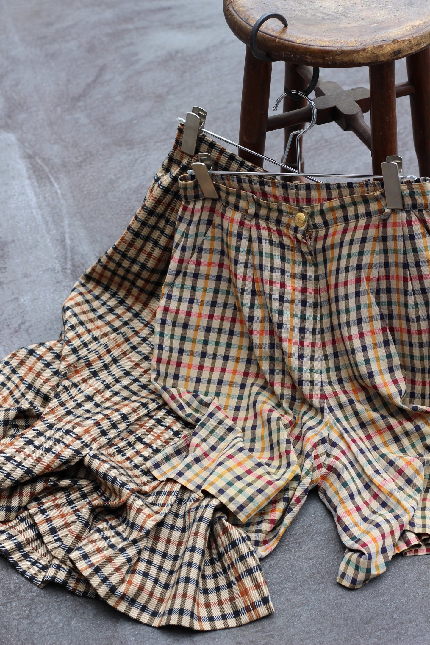 Vintage Check Skirt x4点