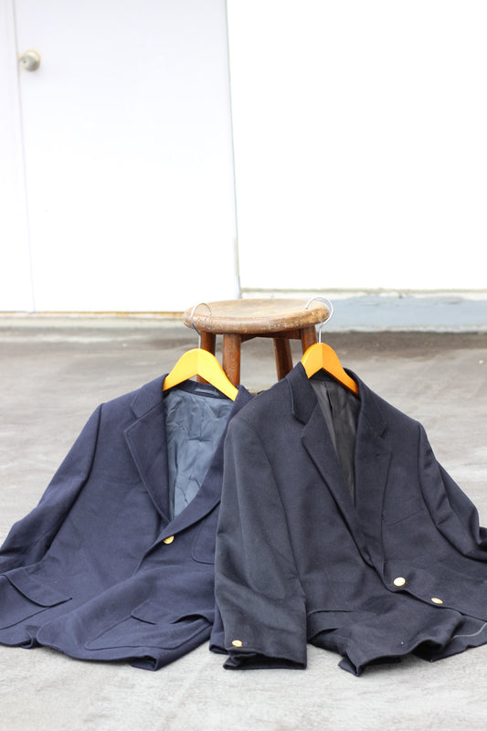 Men's Designer Gold Button Tailored Jacket x2点