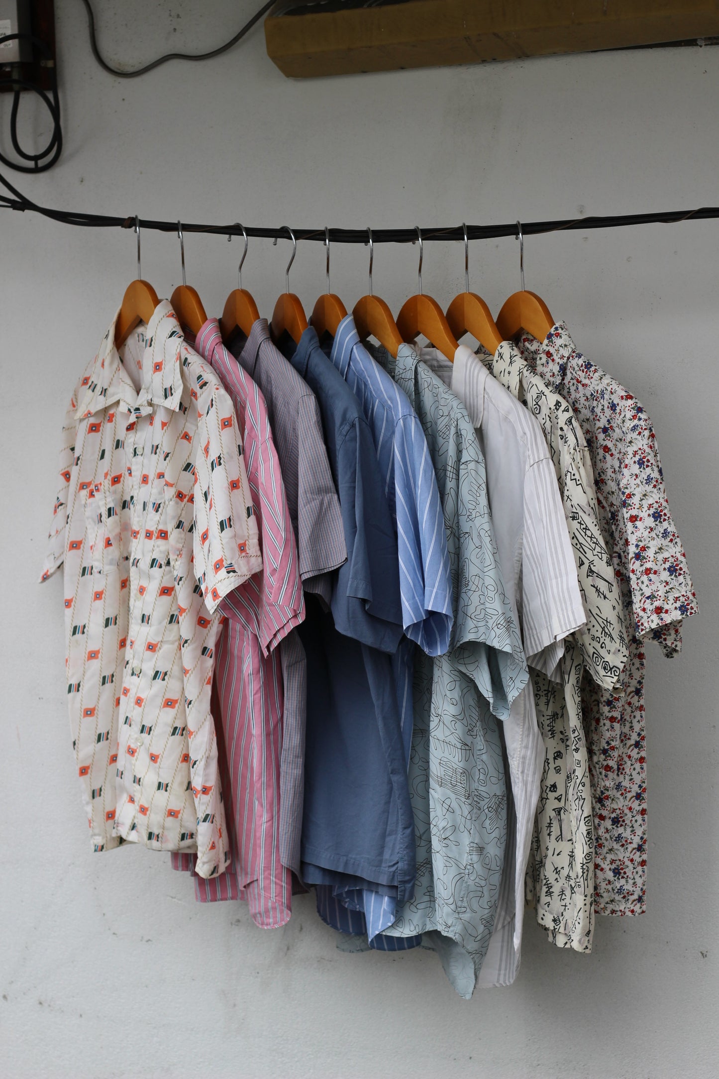 Men's Old DC Brand Design Short Sleeve Shirt x9点