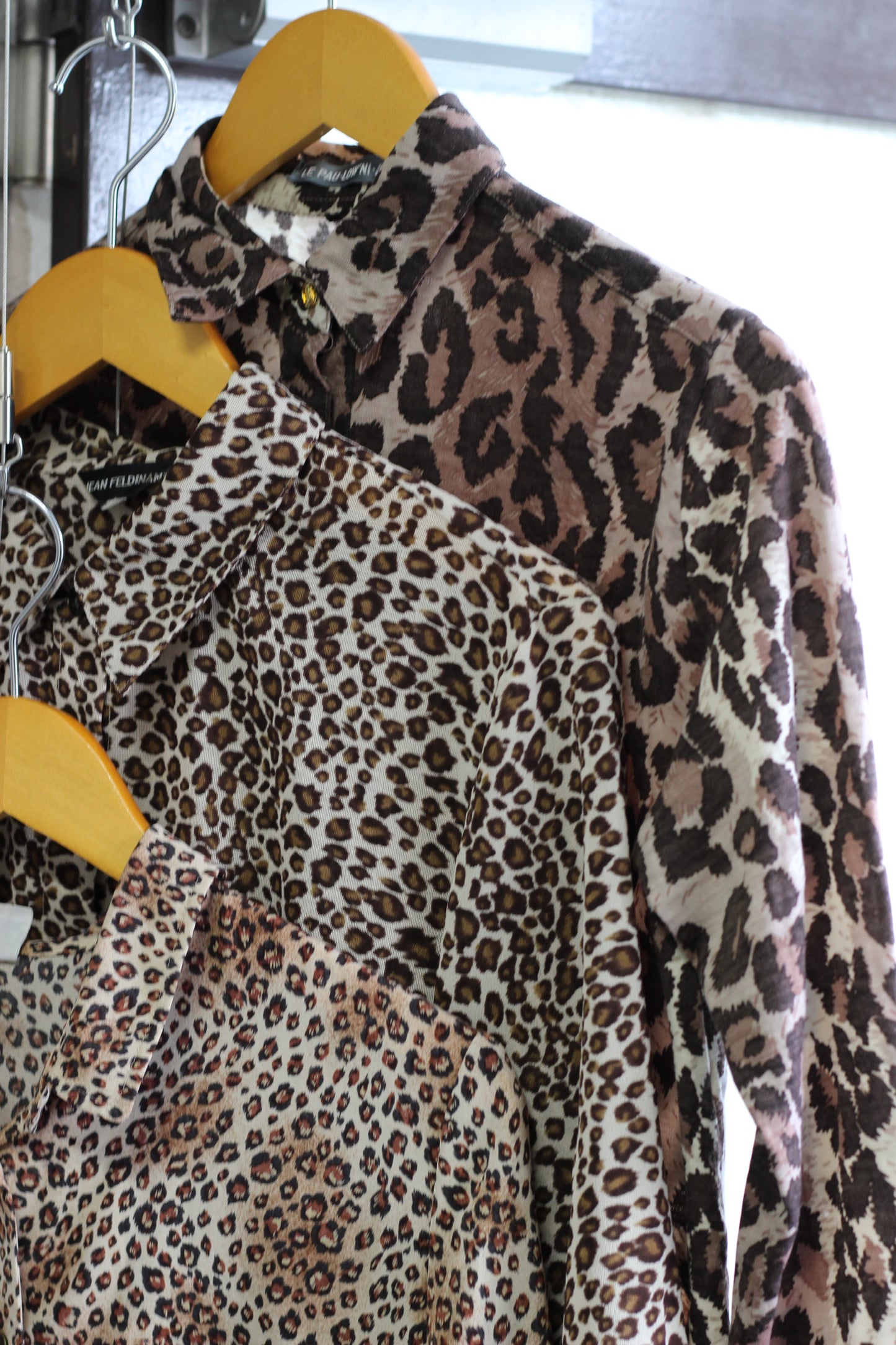 Vintage Leopard Long Sleeve Blouse x4点