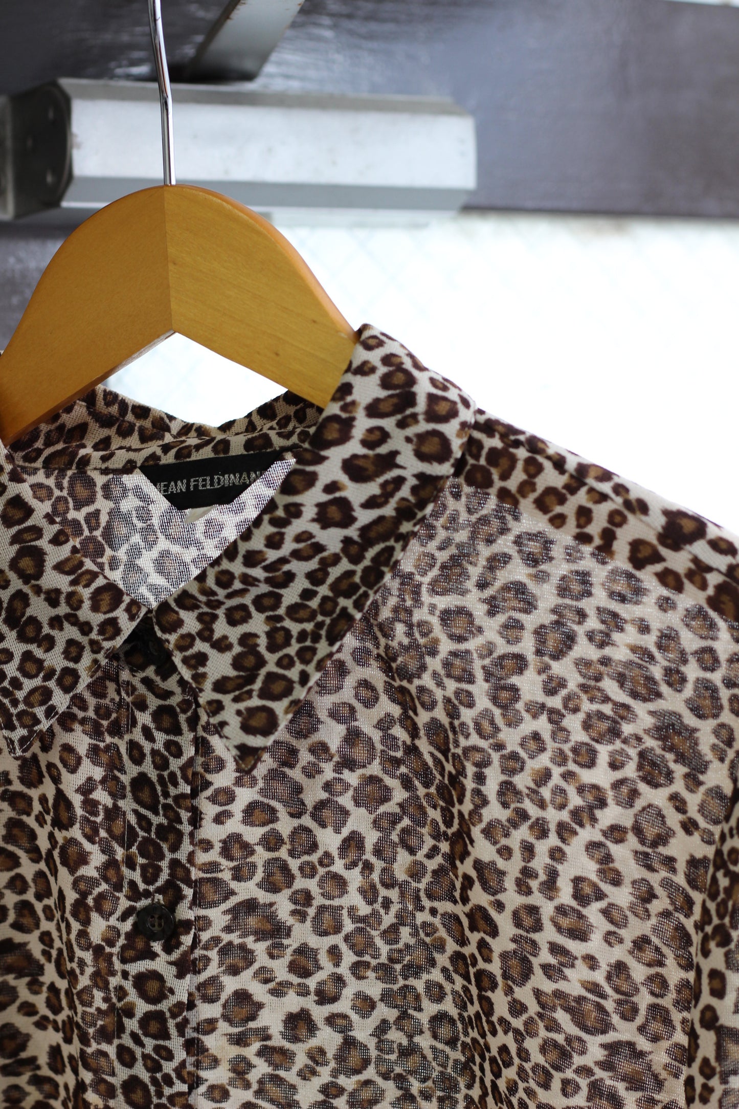Vintage Leopard Long Sleeve Blouse x4点