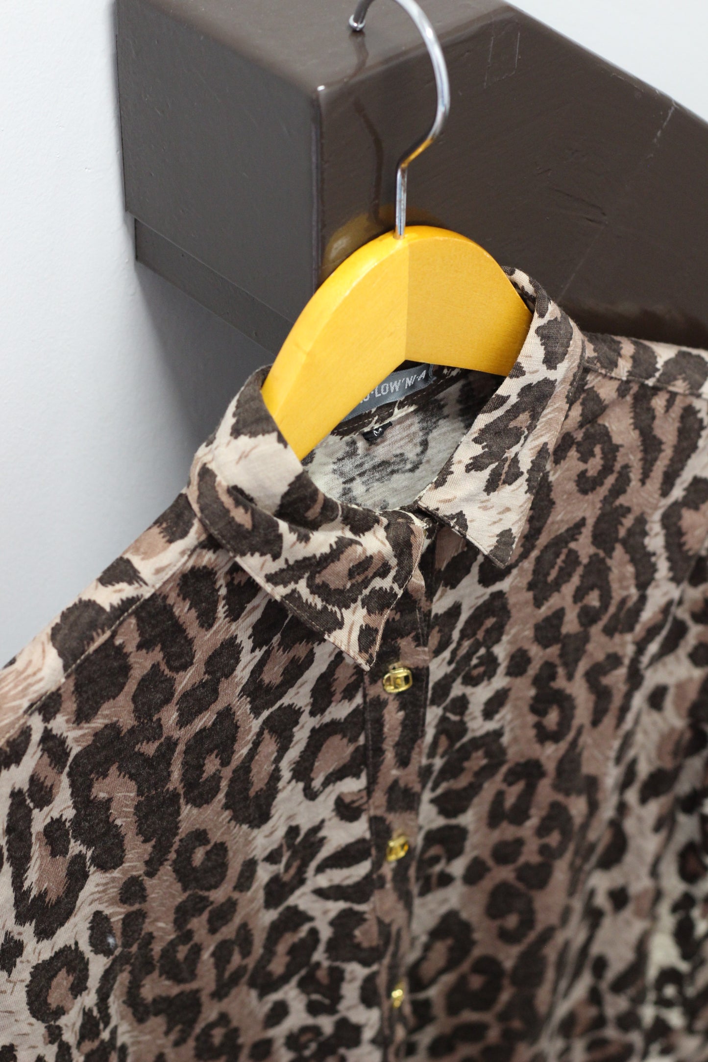 Vintage Leopard Long Sleeve Blouse x4点