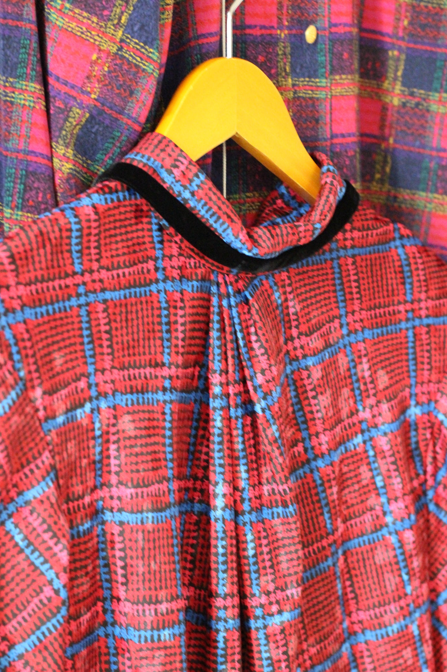 Vintage Check Long Sleeve Blouse x6点