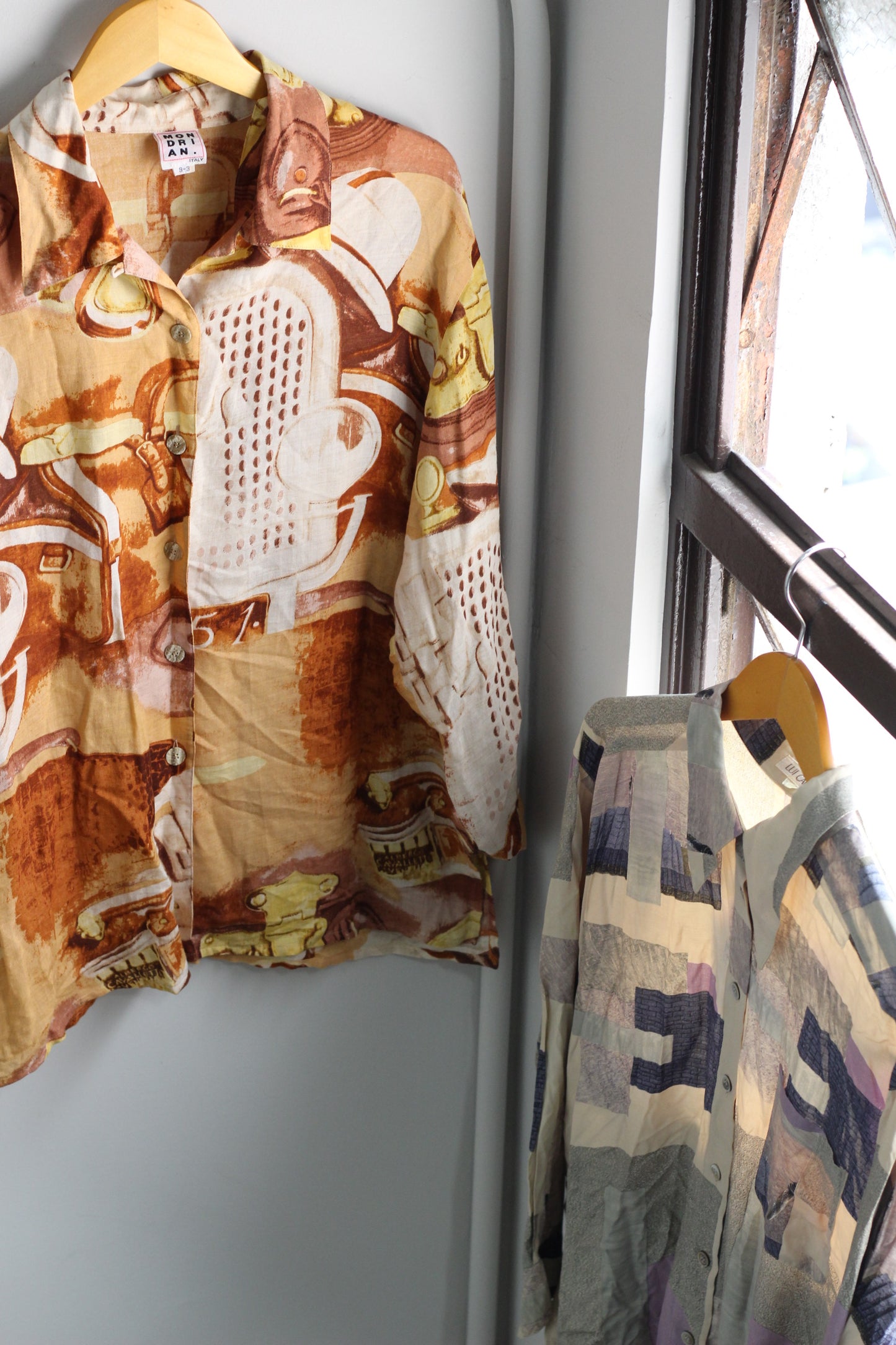 Vintage Oversize Long Sleeve Blouse x5点