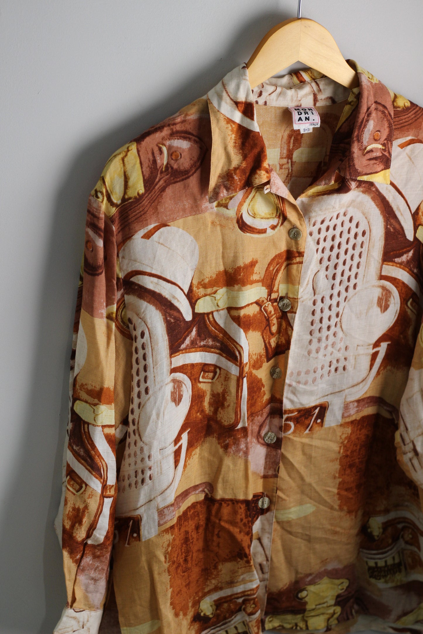 Vintage Oversize Long Sleeve Blouse x5点