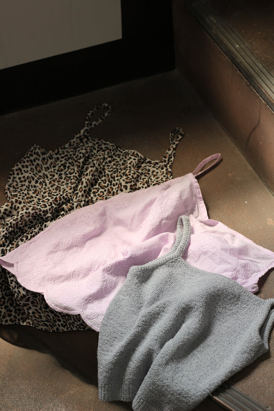 Vintage Y2K Design Cami Top x6点