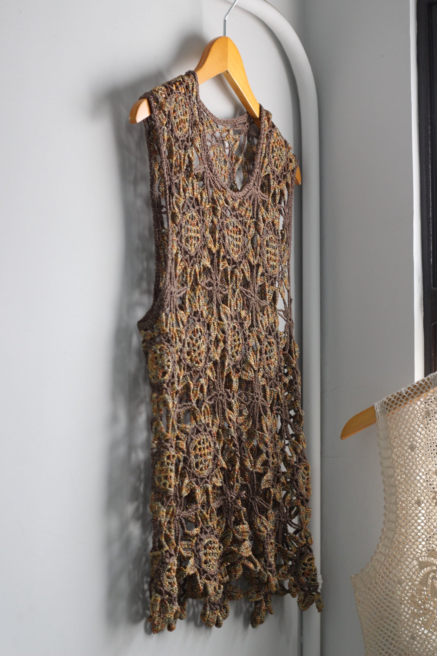 Vintage Hand Knit Crochet x2点