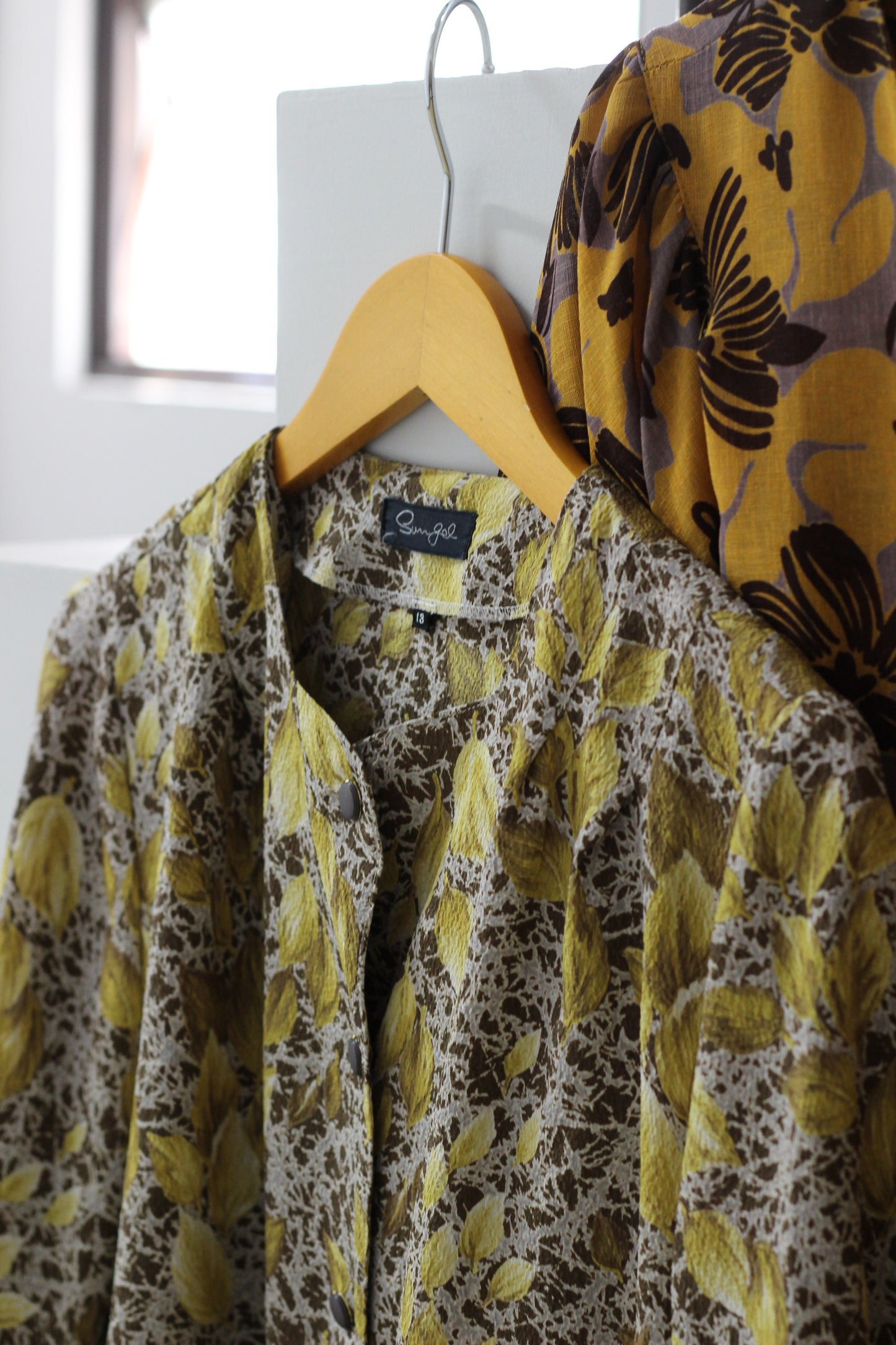 Vintage Flower Short Sleeve Blouse x3点