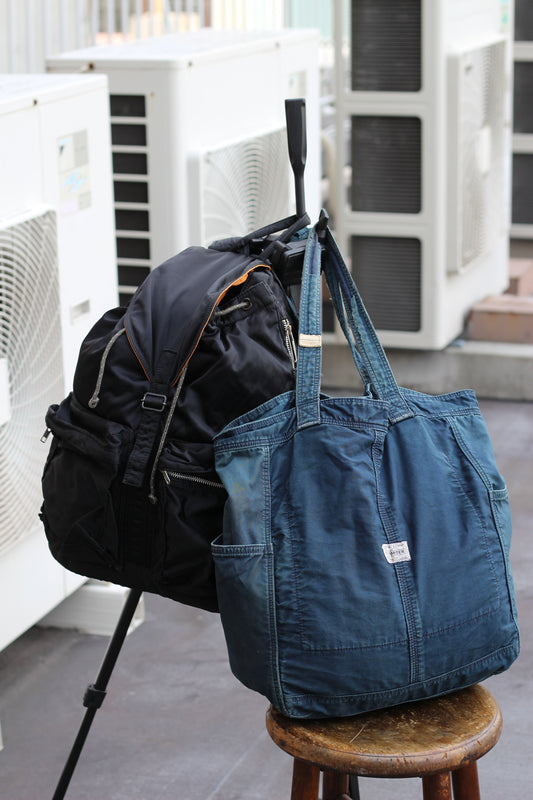 Porter Tanker Backpack & Deep Blue Tote Bag set x2点