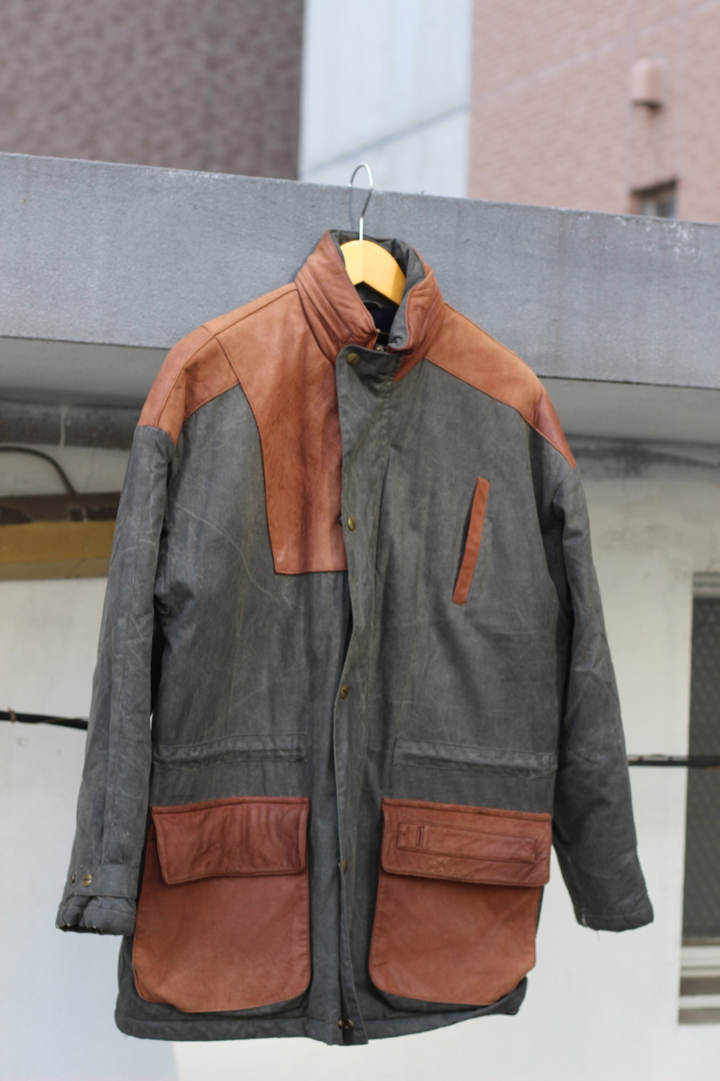 Men's Corduroy & Leather Hunting Jacket x3点