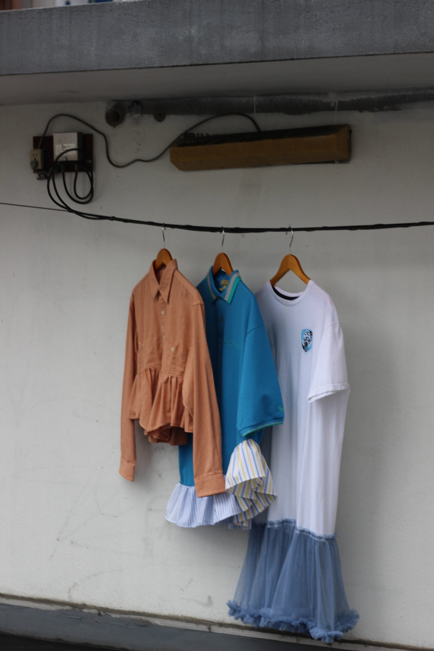 Remake Frill Dress & Shirt x3点