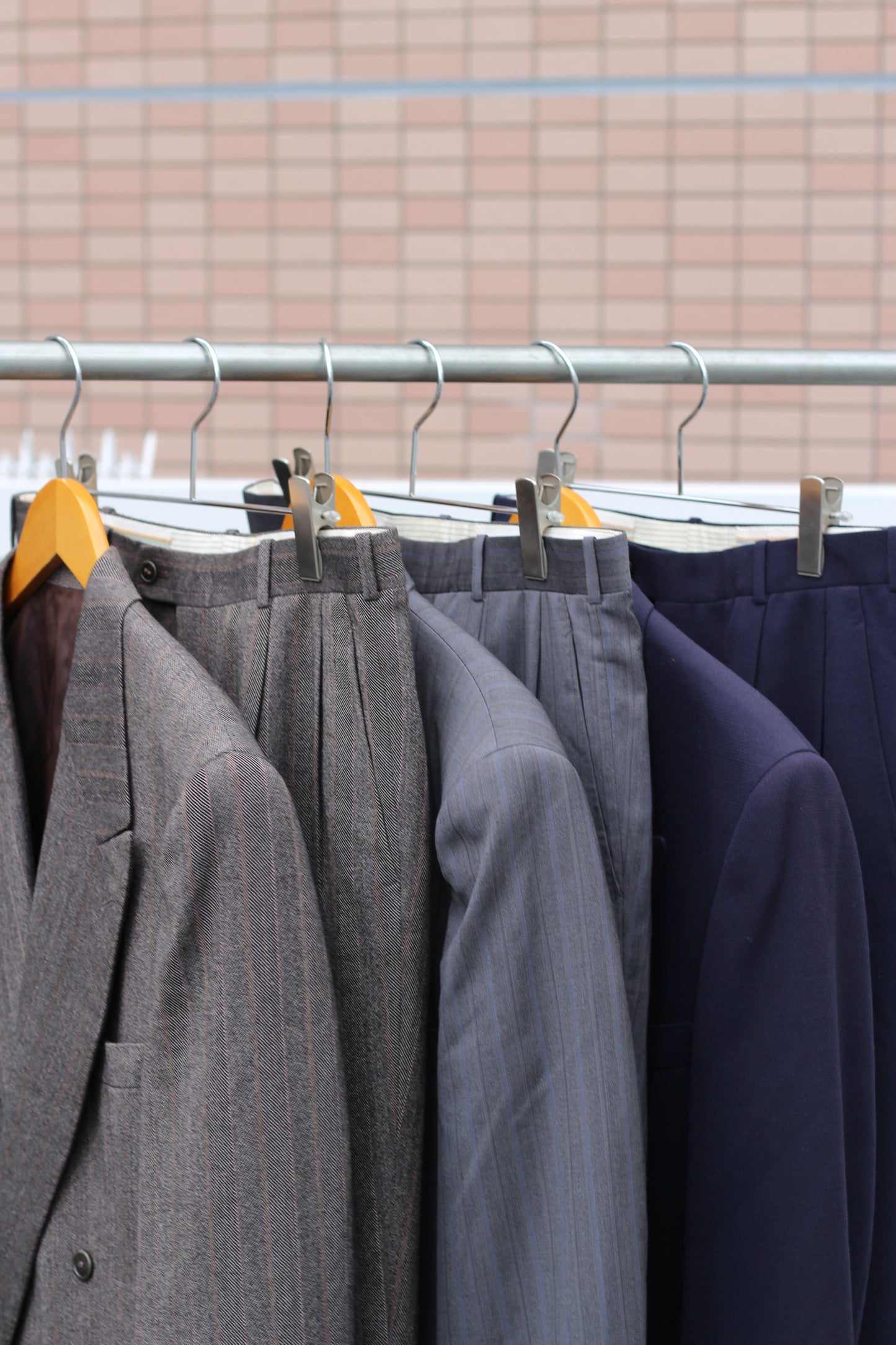 Men's High Grade Double Suit Set up x3点