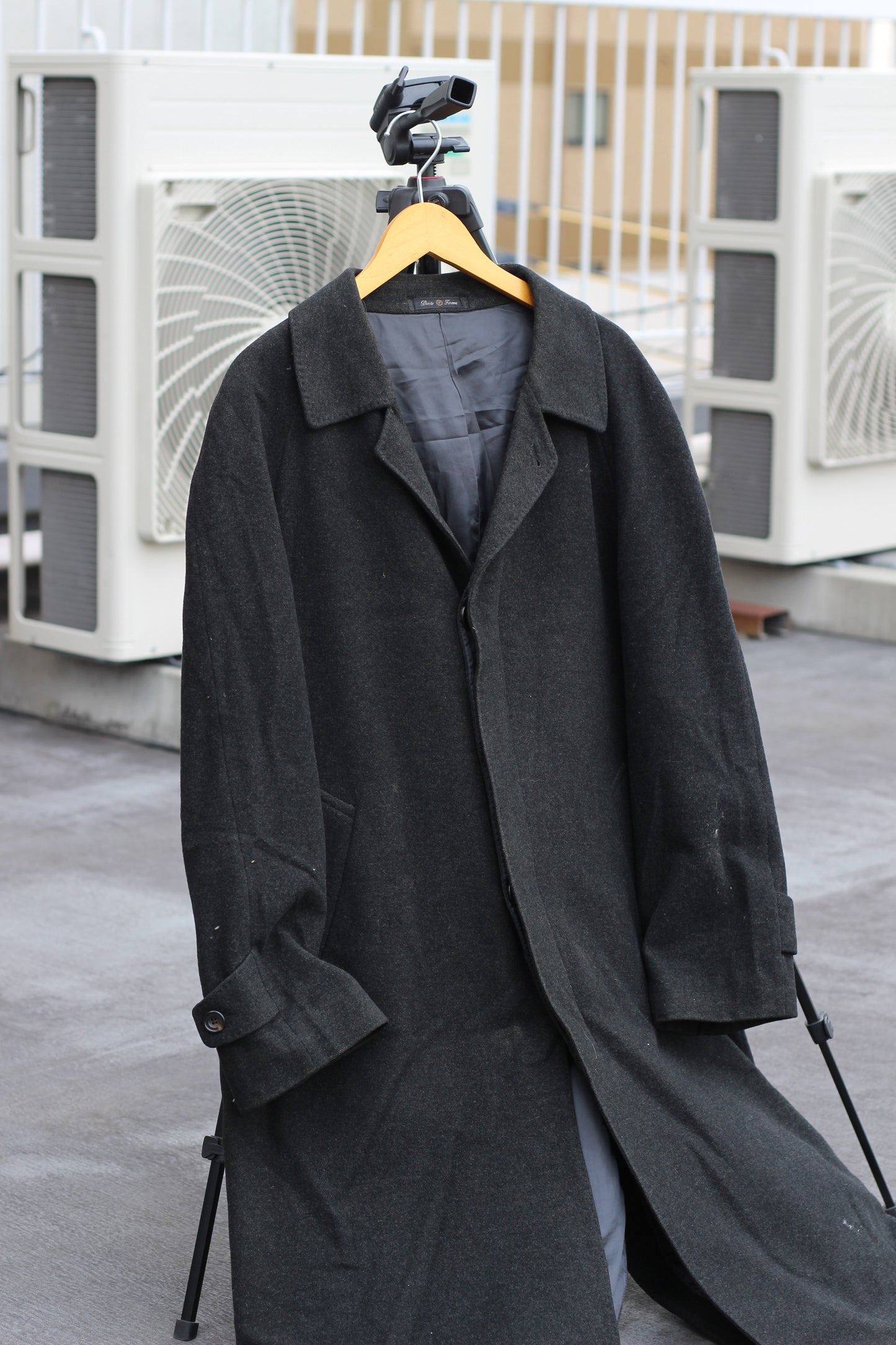 Men's 100% Cashmere Gray Coat x4点