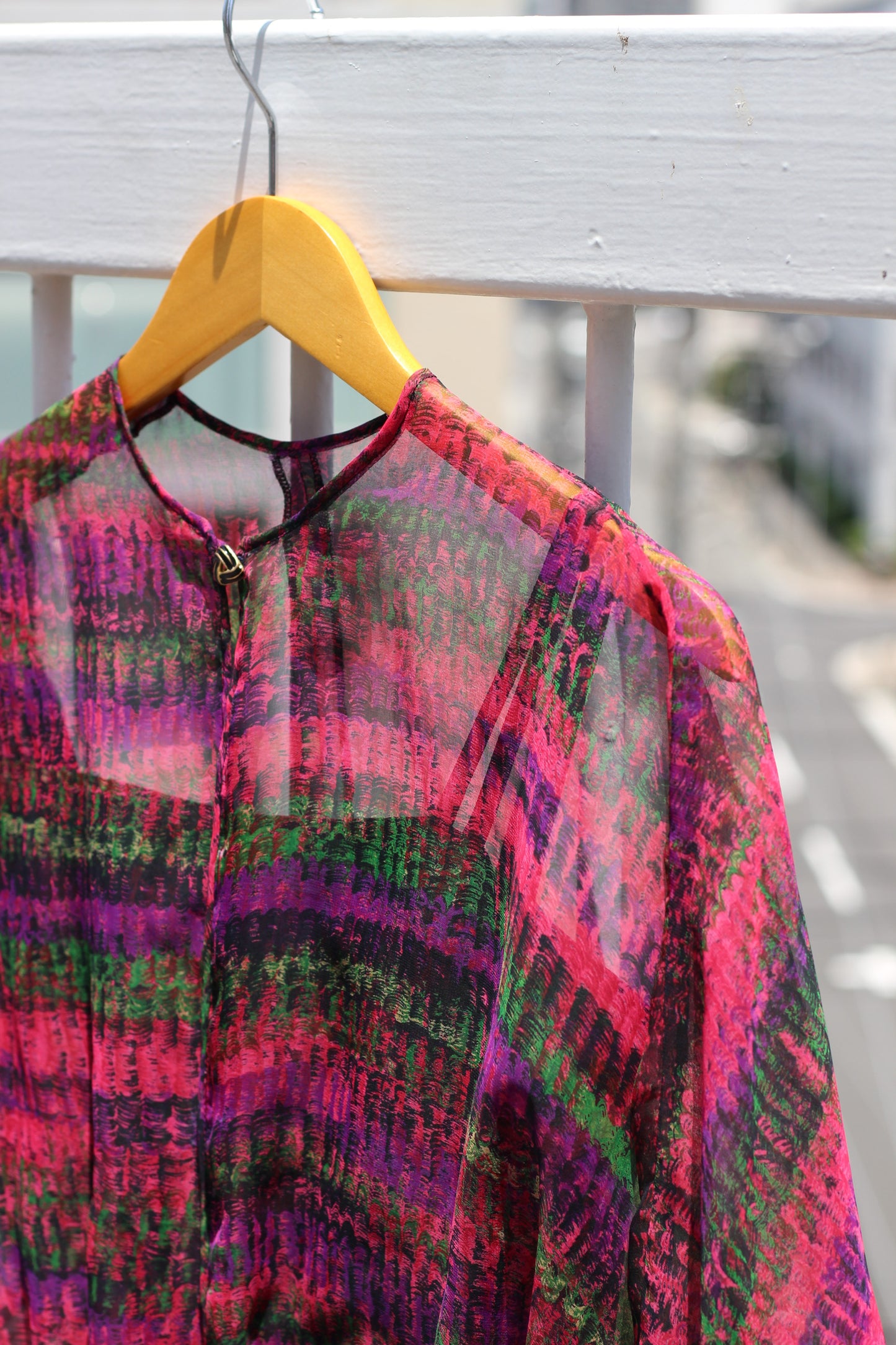 Vintage Sheer Long Sleeve One-Piece x3点