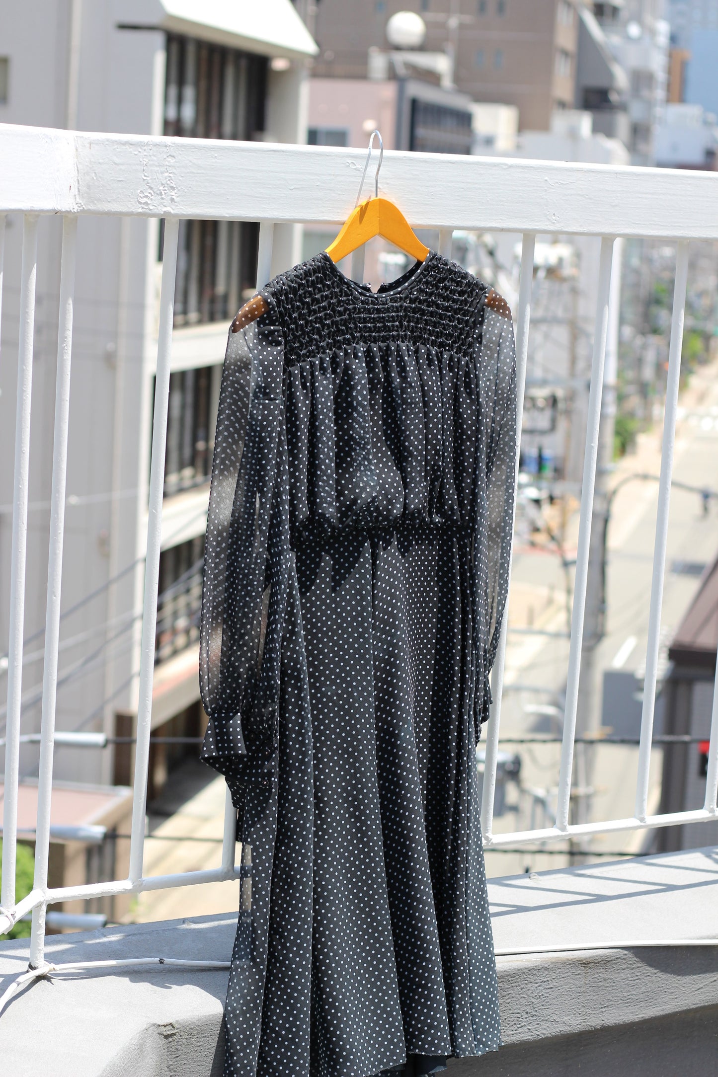 Vintage Sheer Long Sleeve One-Piece x3点