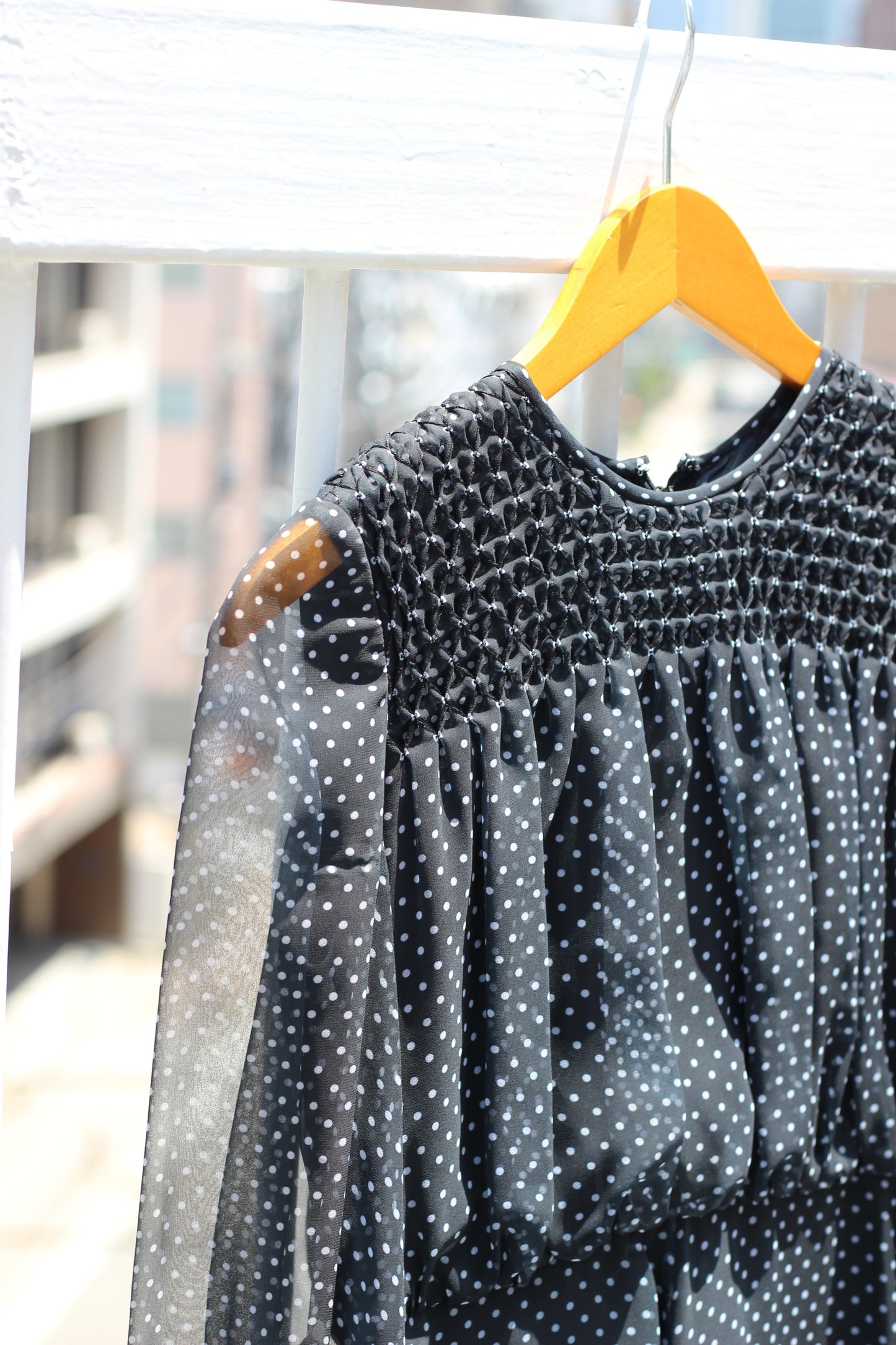 Vintage Sheer Long Sleeve One-Piece x3点