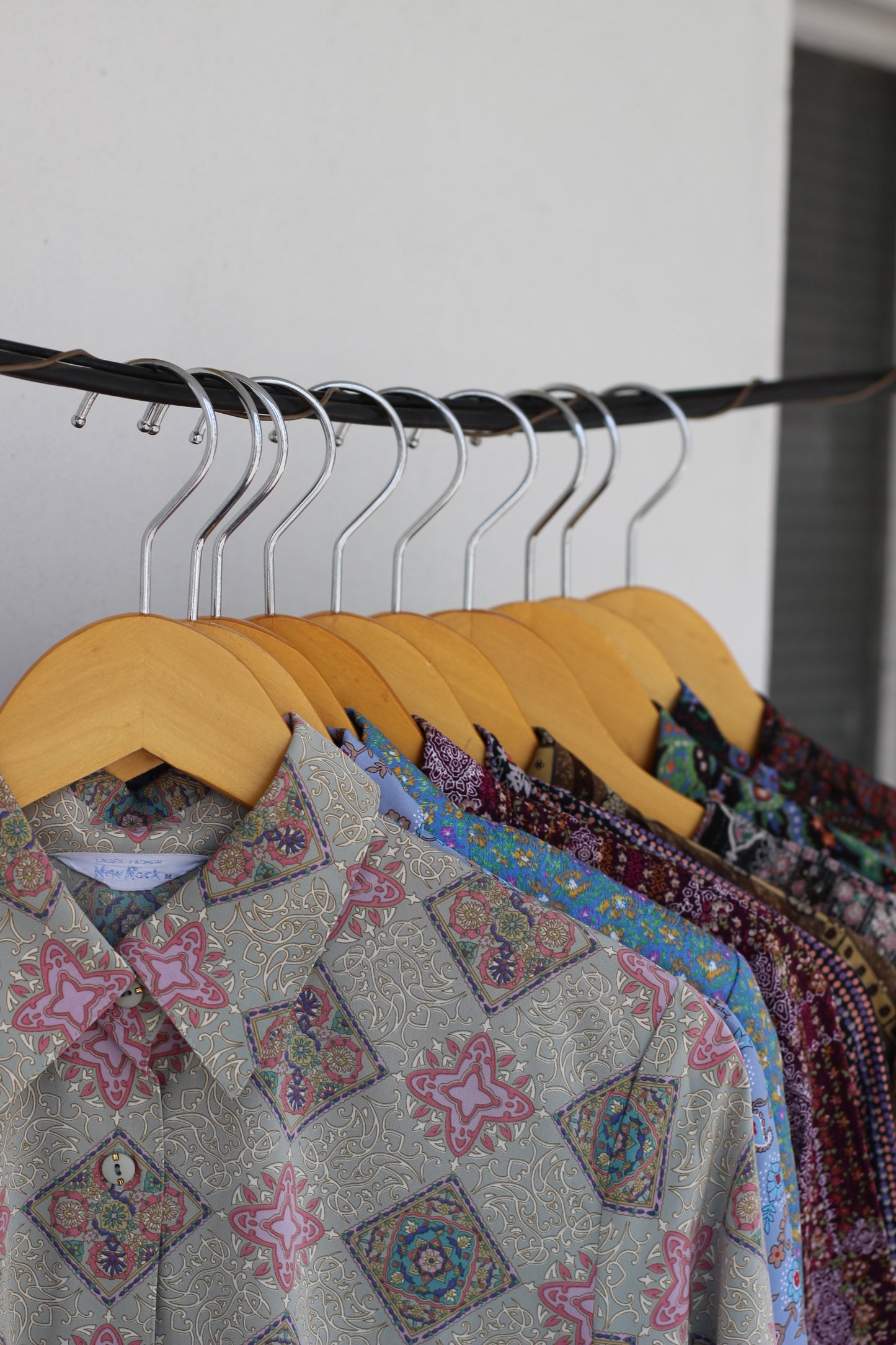 Vintage Design Flower Long Sleeve Blouse x10点