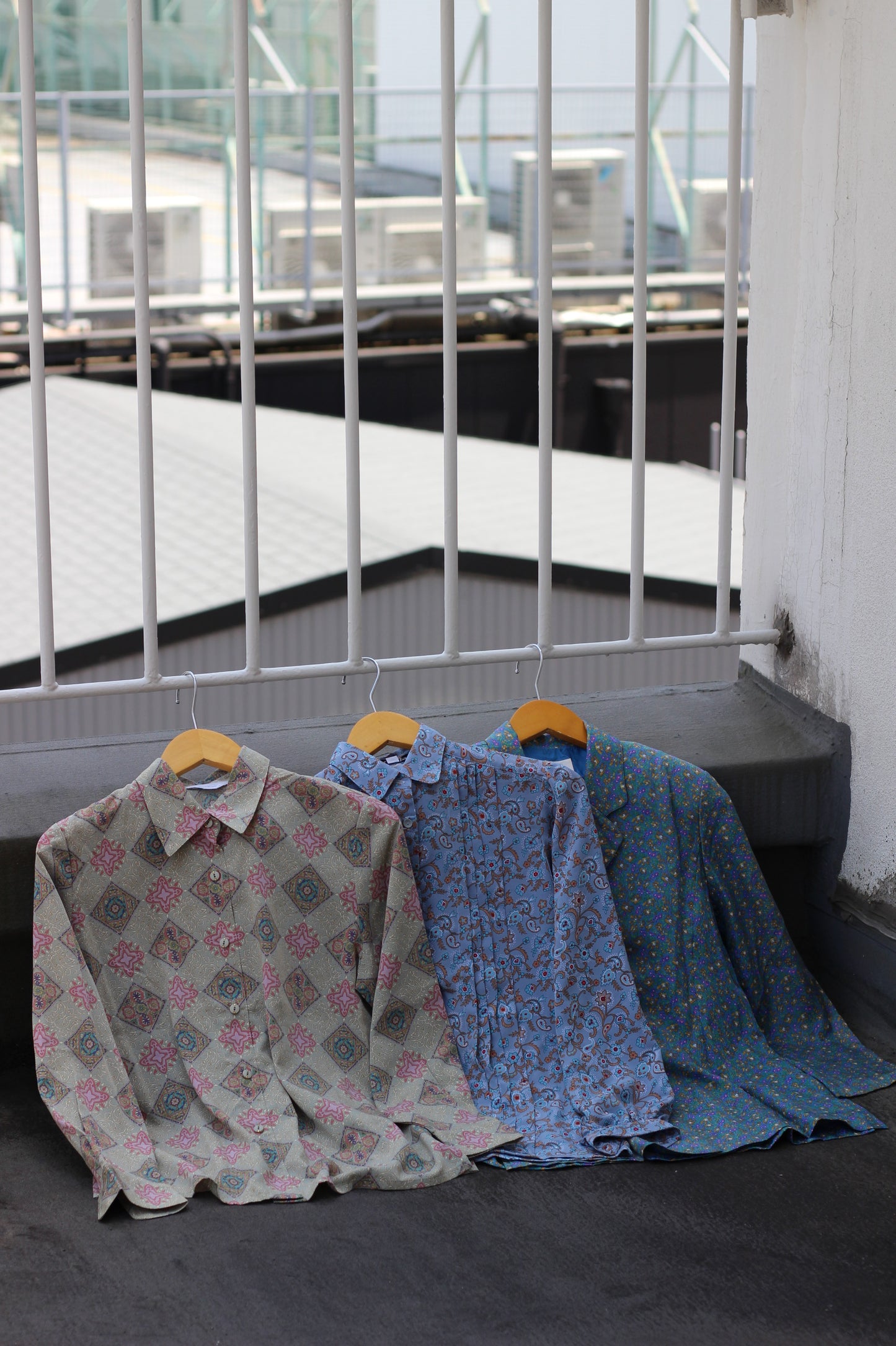 Vintage Design Flower Long Sleeve Blouse x10点