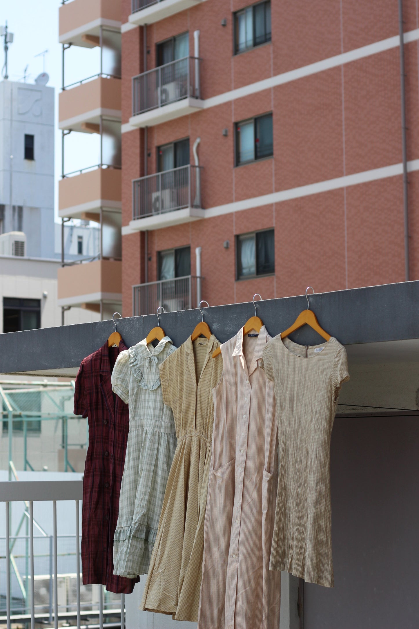 Vintage Check Short Sleeve One-Piece x5点