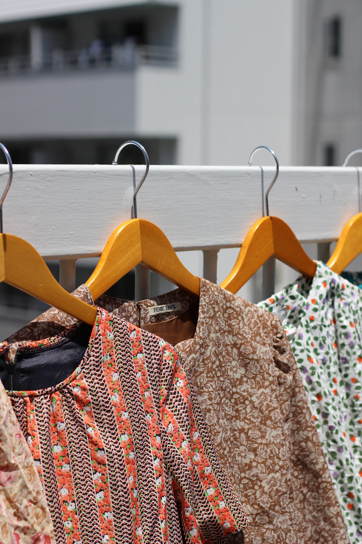 Vintage Flower Short Sleeve One-Piece x10点