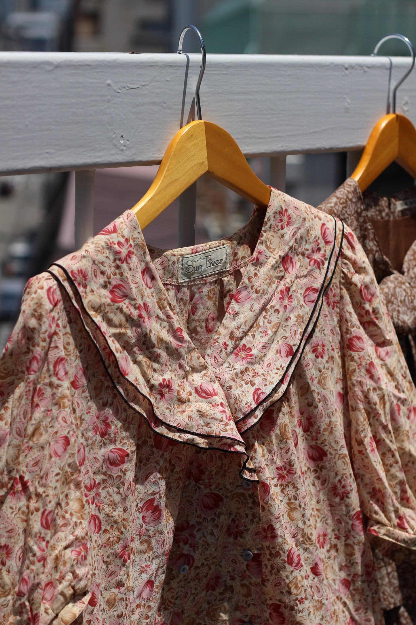 Vintage Flower Short Sleeve One-Piece x10点