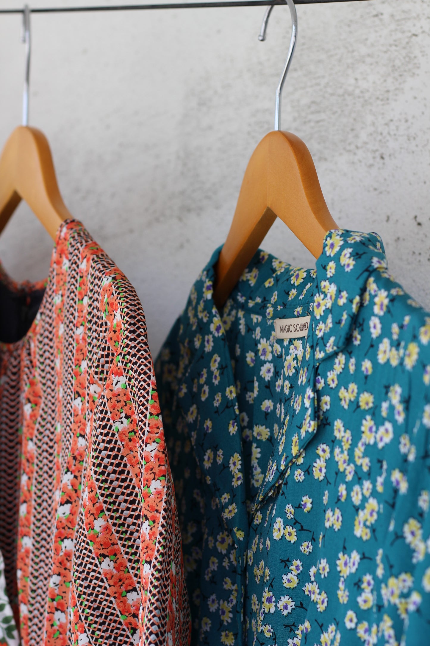Vintage Flower Short Sleeve One-Piece x10点