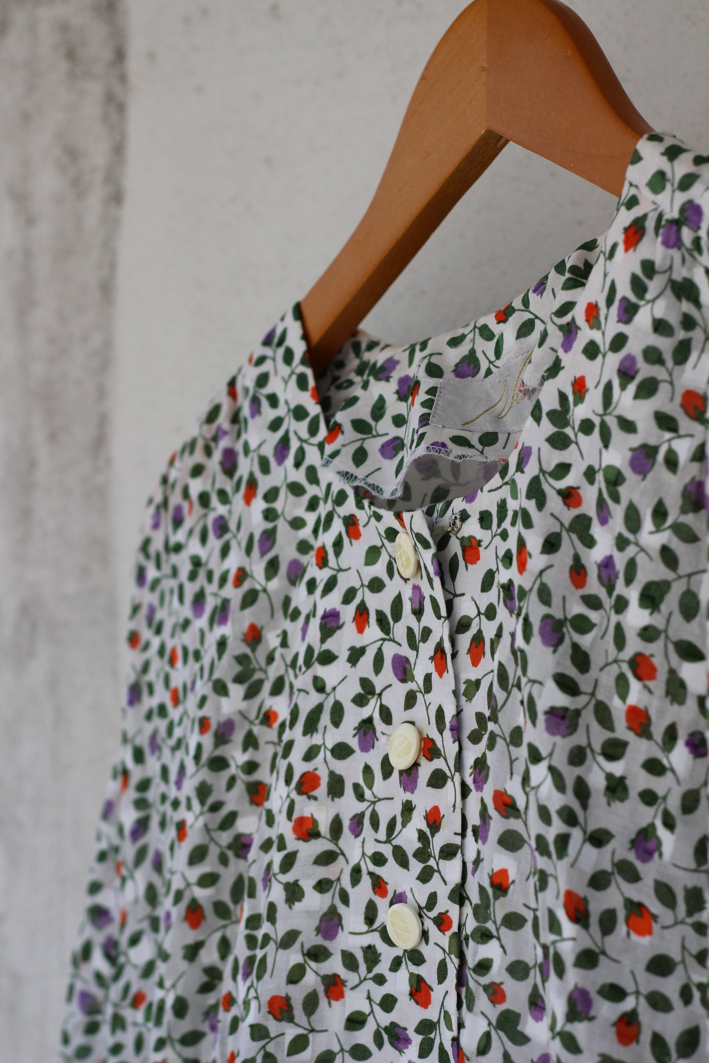 Vintage Flower Short Sleeve One-Piece x10点