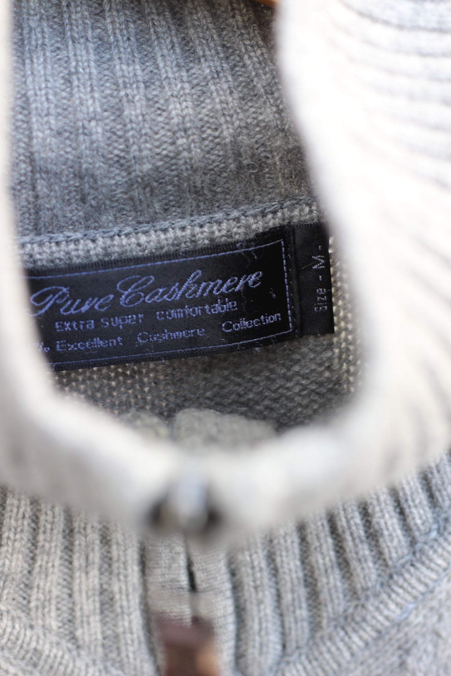 Men's 100% Cashmere Half-Zip Knit x2点