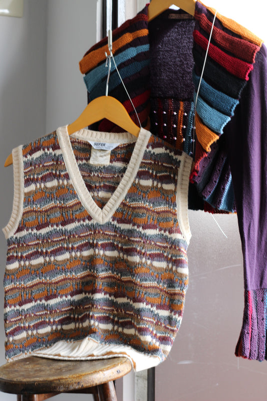 Vintage Made In France Women's Design Knitwear x2点