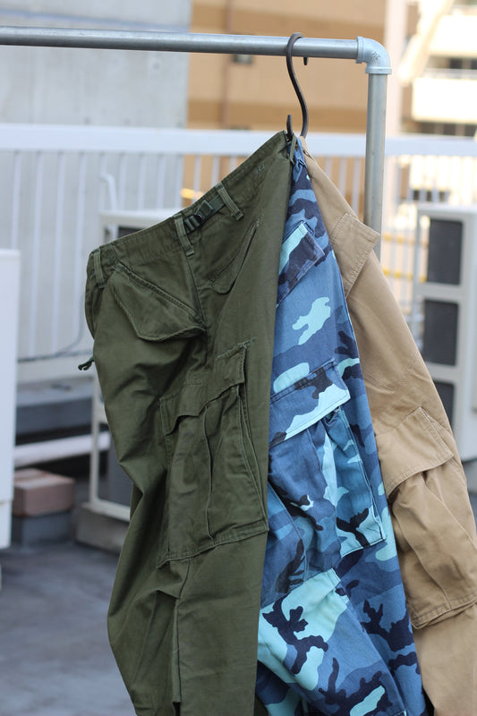 Vintage M-65 Military & Brand Cargo Pants x5点