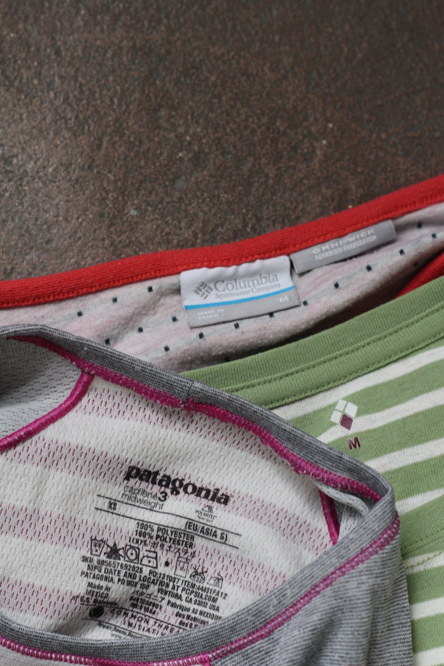 Outdoor Brand Striped Long Sleeve T-Shirt x3点