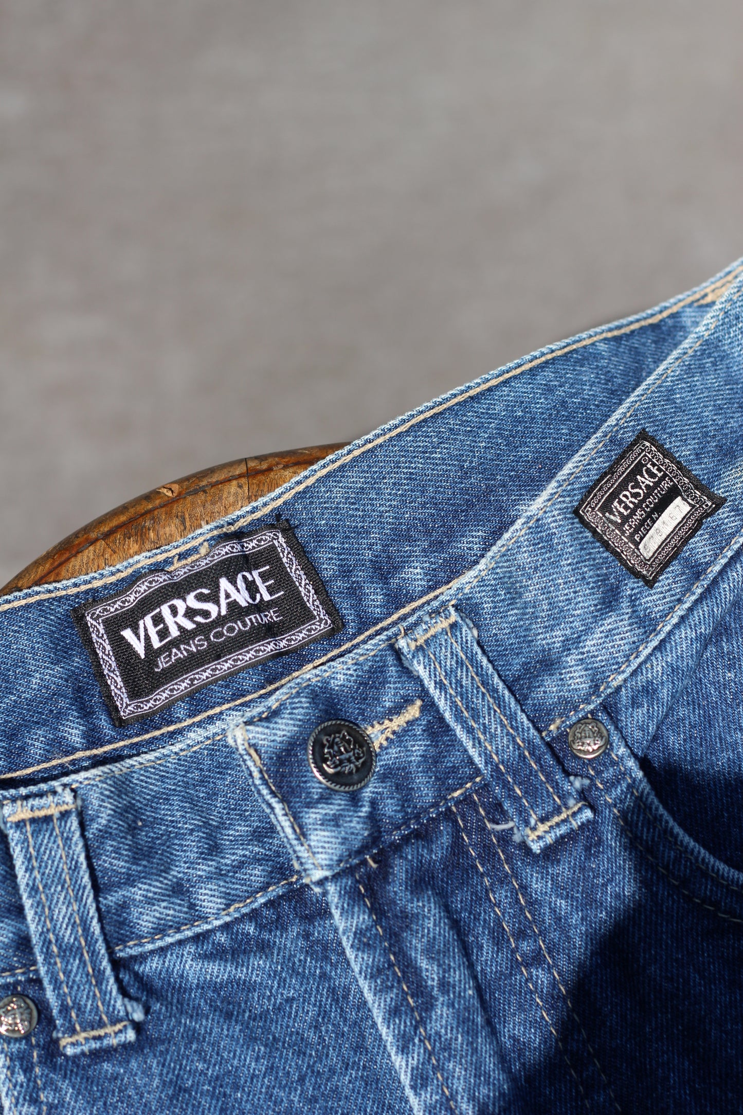 90's Versace Jeans Medusa Denim Pants set x2点