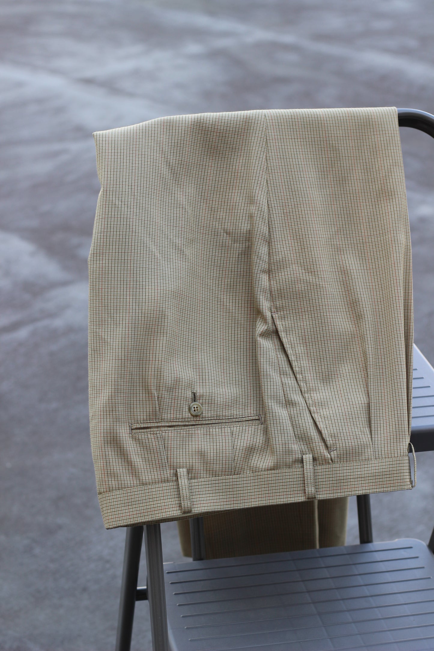 Men's High-Grade Check Slacks x4点