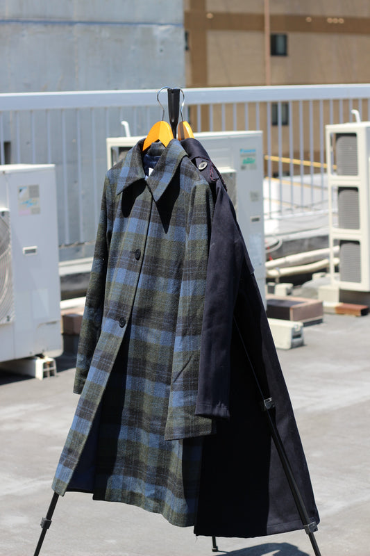 Vintage Made In Italy Check Coat x2点