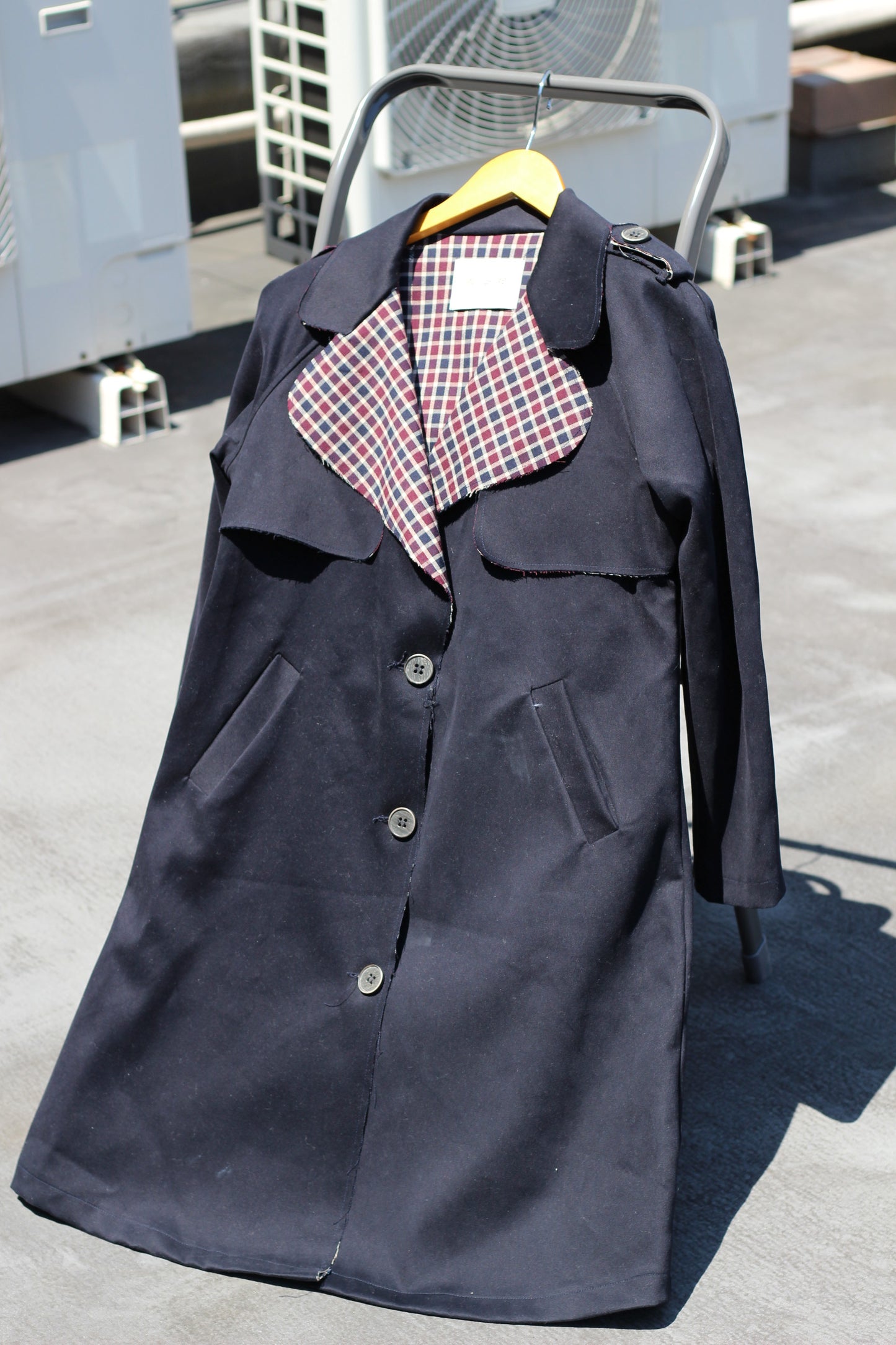 Vintage Made In Italy Check Coat x2点