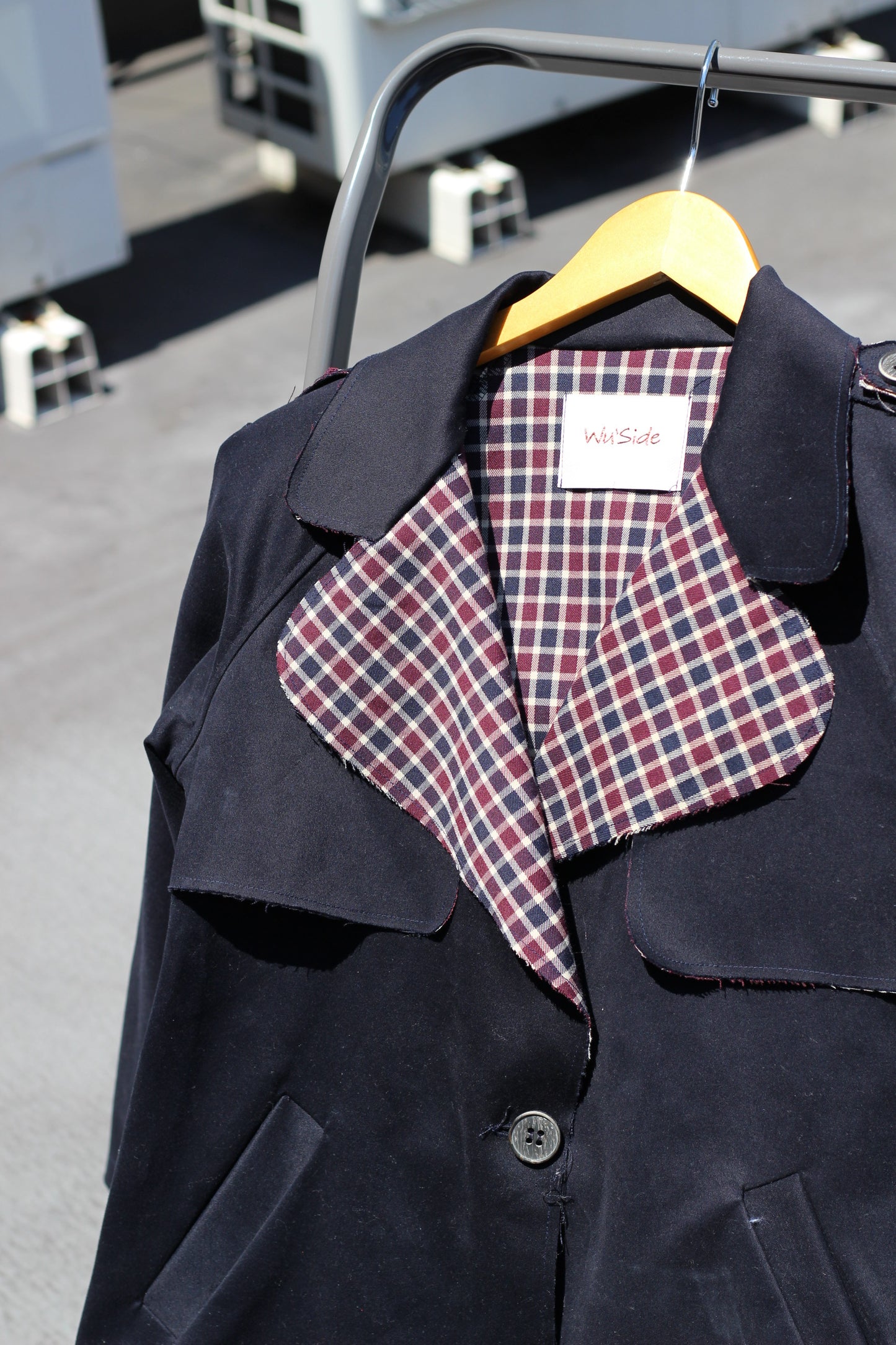 Vintage Made In Italy Check Coat x2点