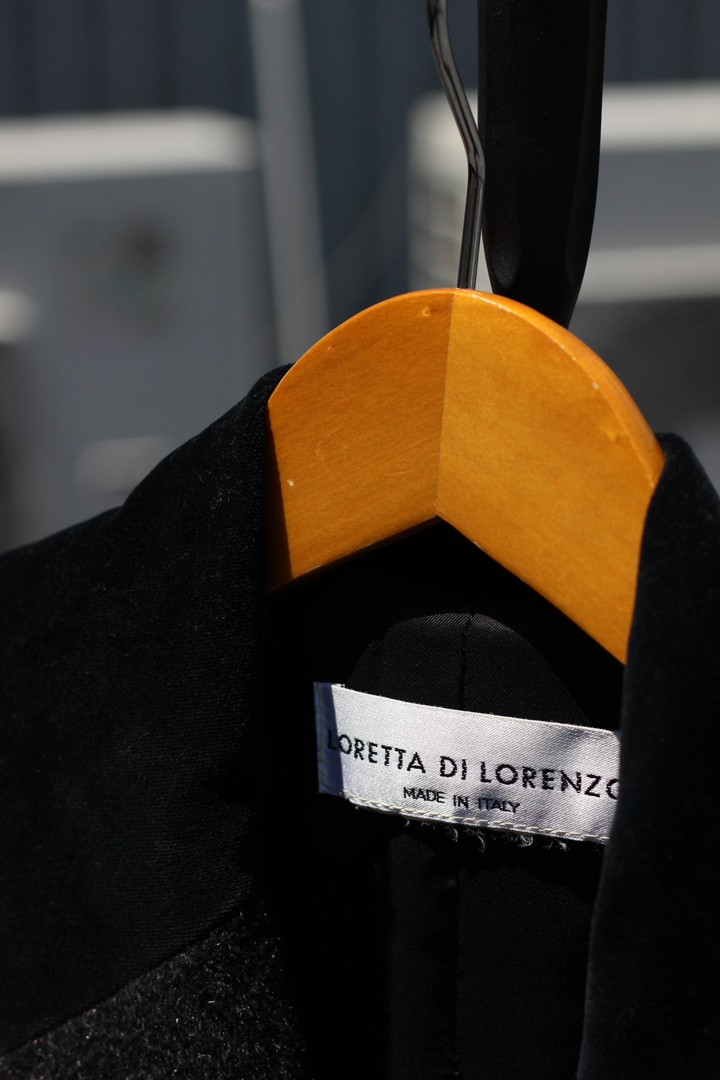 Vintage Made In Italy Black Chester Coat x2点