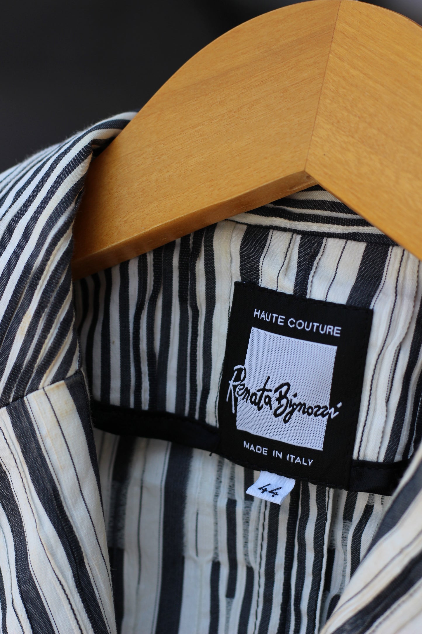 Vintage Made In Italy Design Striped Jacket x2点
