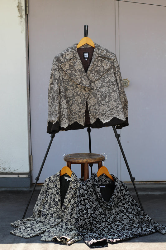 Vintage Made In Italy Embroidered Jacket x3点