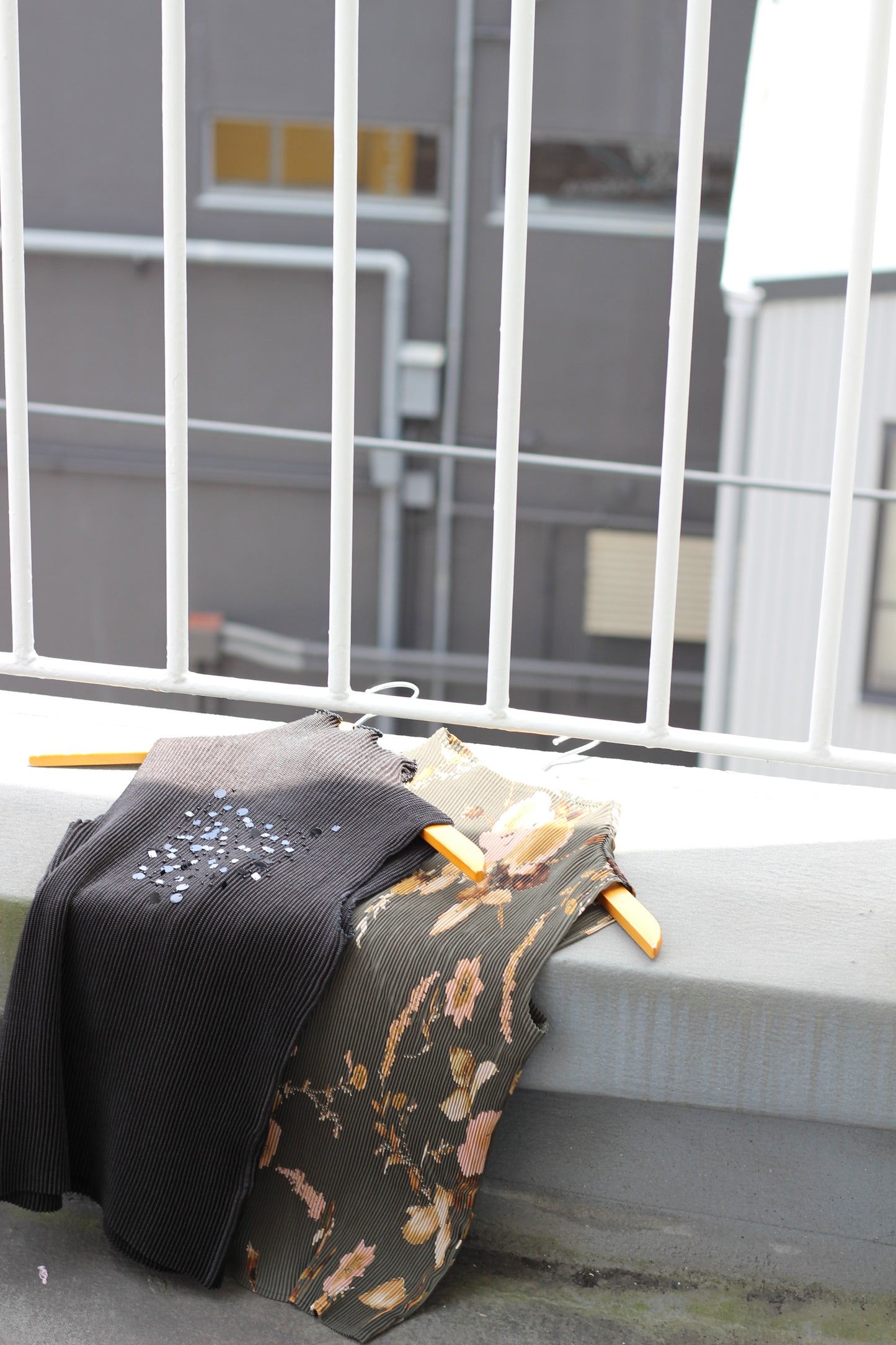 Vintage Pleats No Sleeve & Long Sleeve Blouses x4点