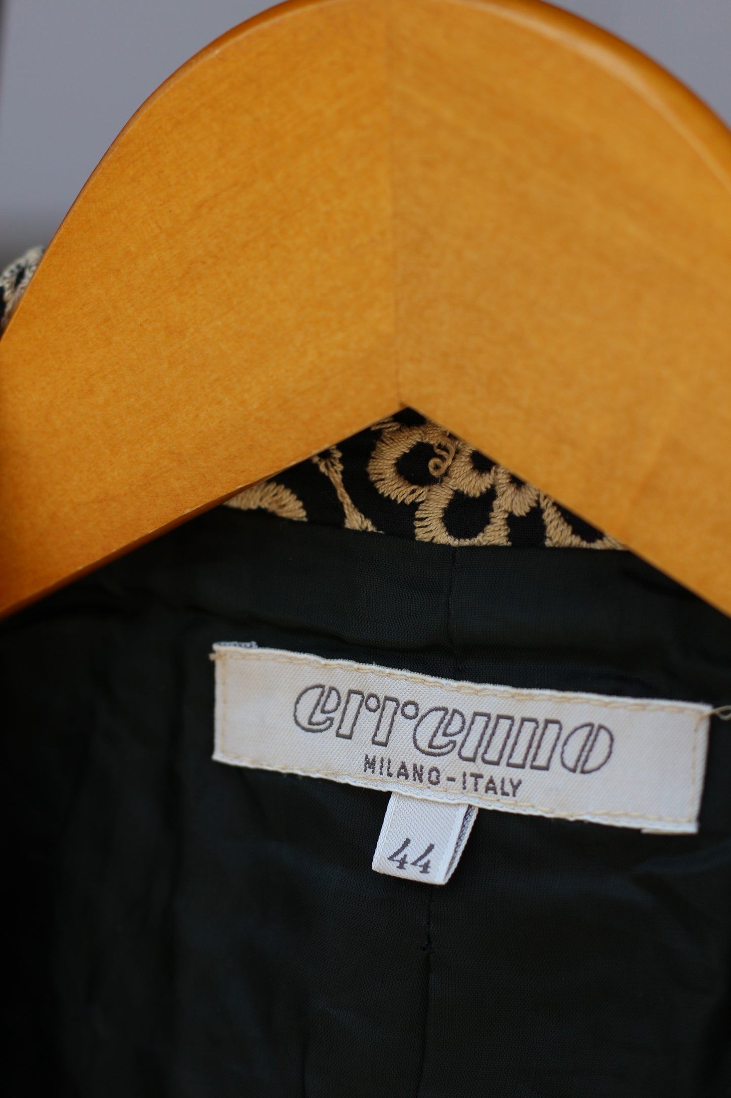 Vintage Made In Italy Embroidered Jacket x3点