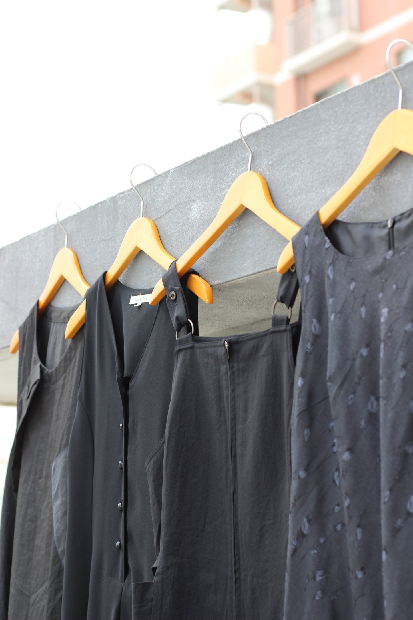 Vintage Black Color No Sleeve One-Piece x10点