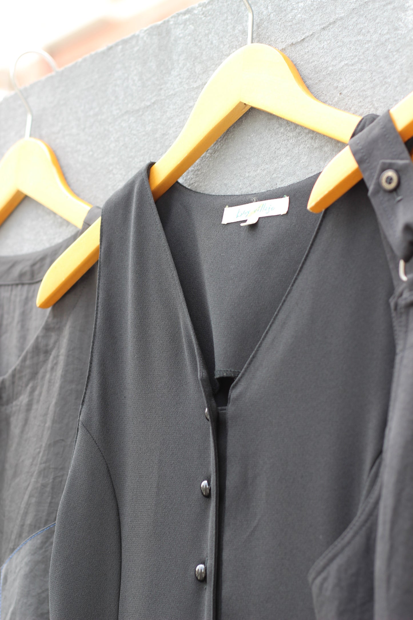 Vintage Black Color No Sleeve One-Piece x10点