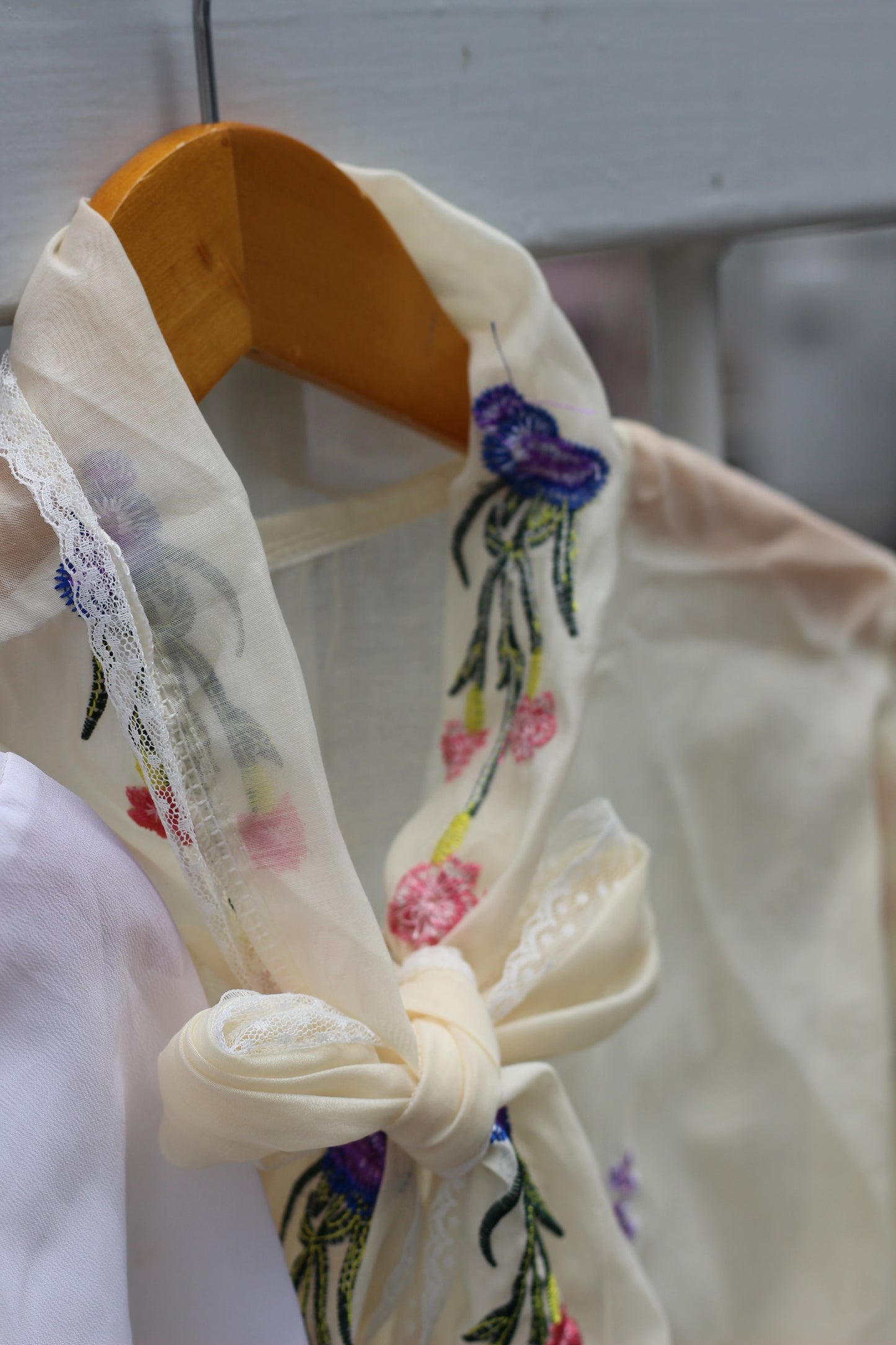 Vintage Embroidery & Lace Blouse x3点