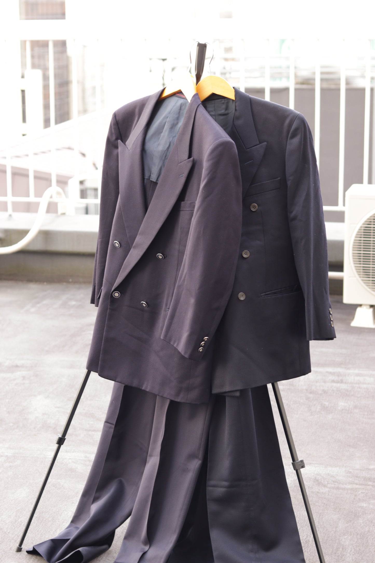 Men's Vintage Double-Breasted Set up x4点