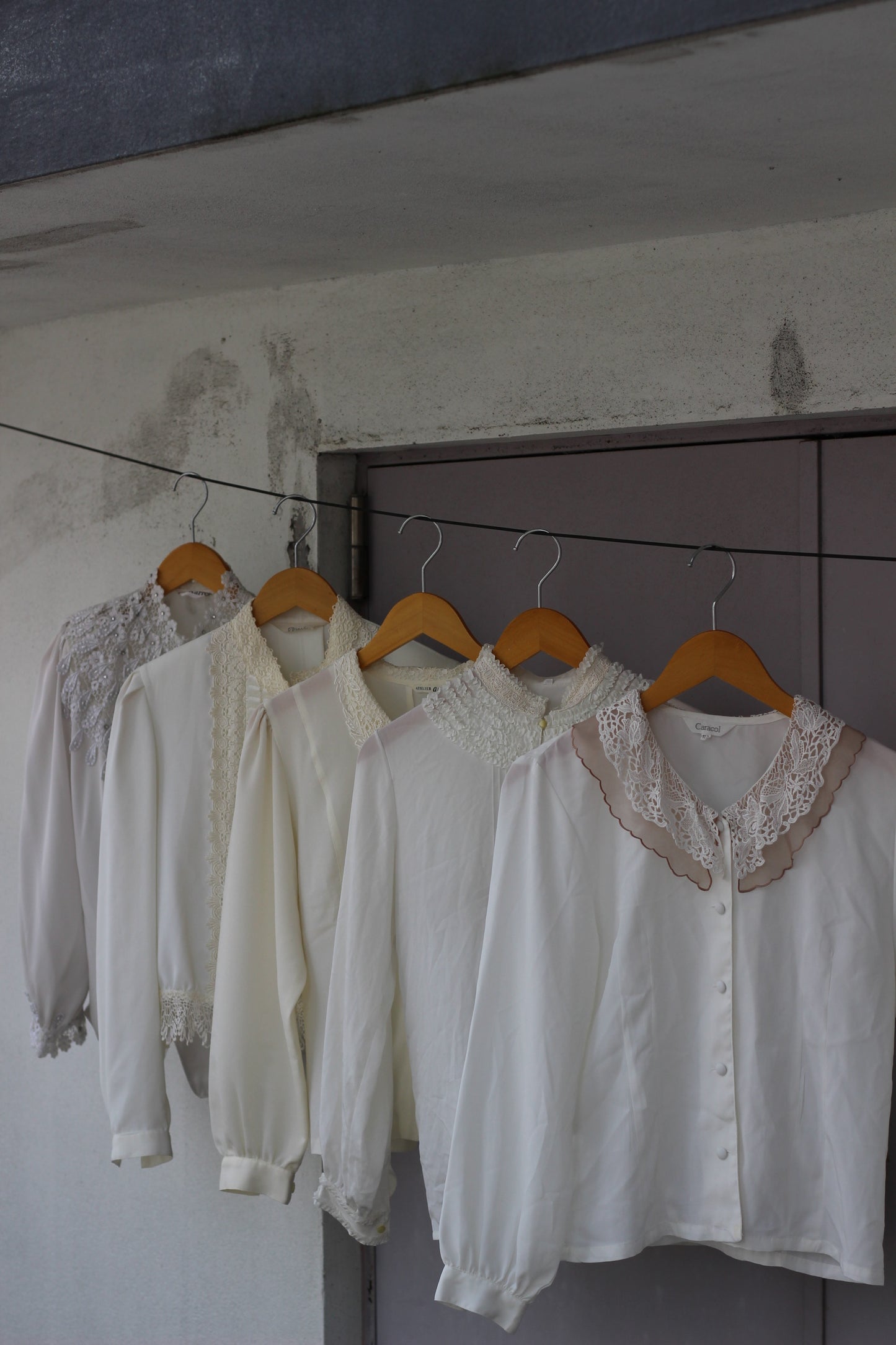 Vintage Lace White Long Sleeve Blouse x10点