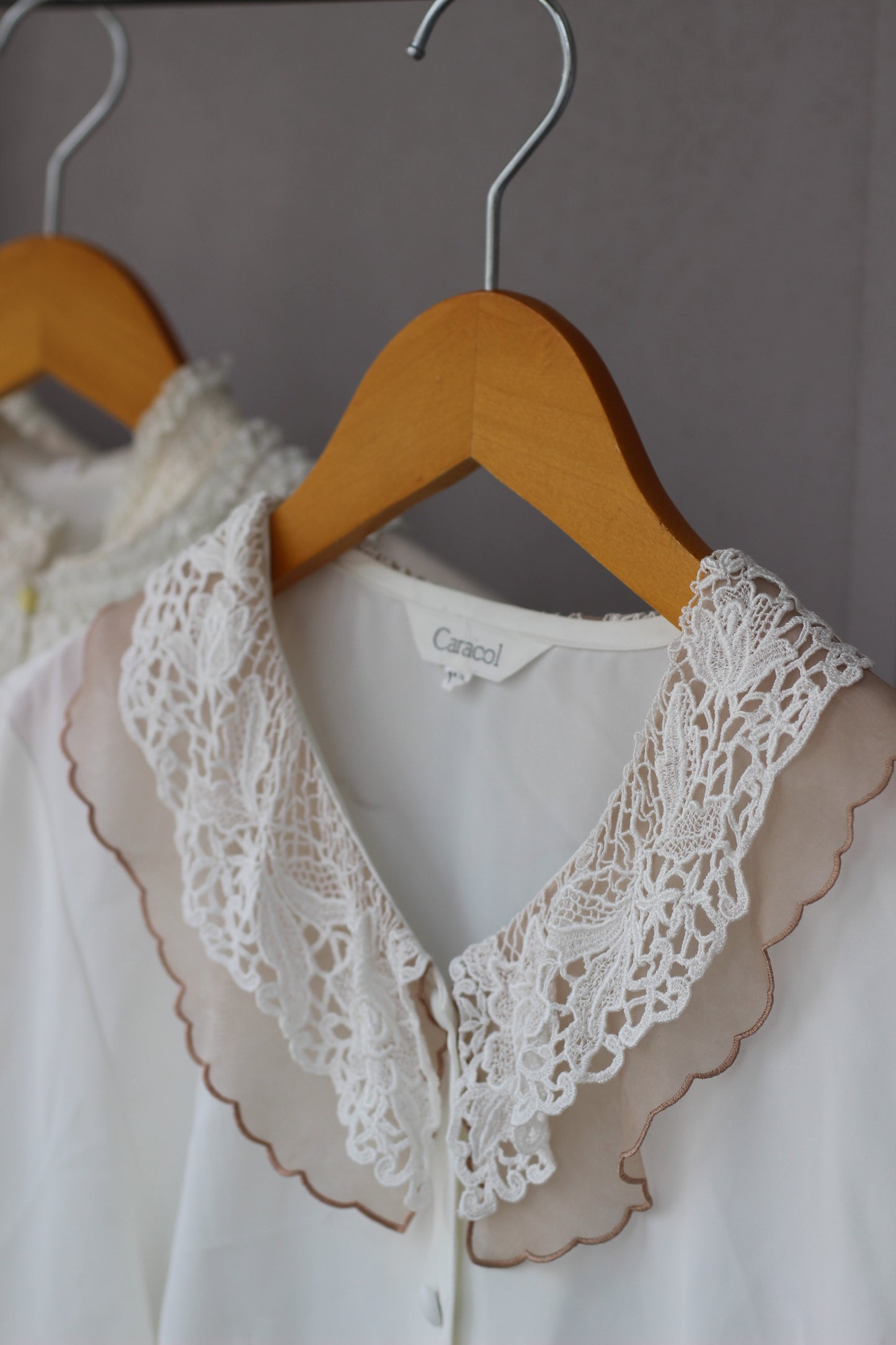 Vintage Lace White Long Sleeve Blouse x10点