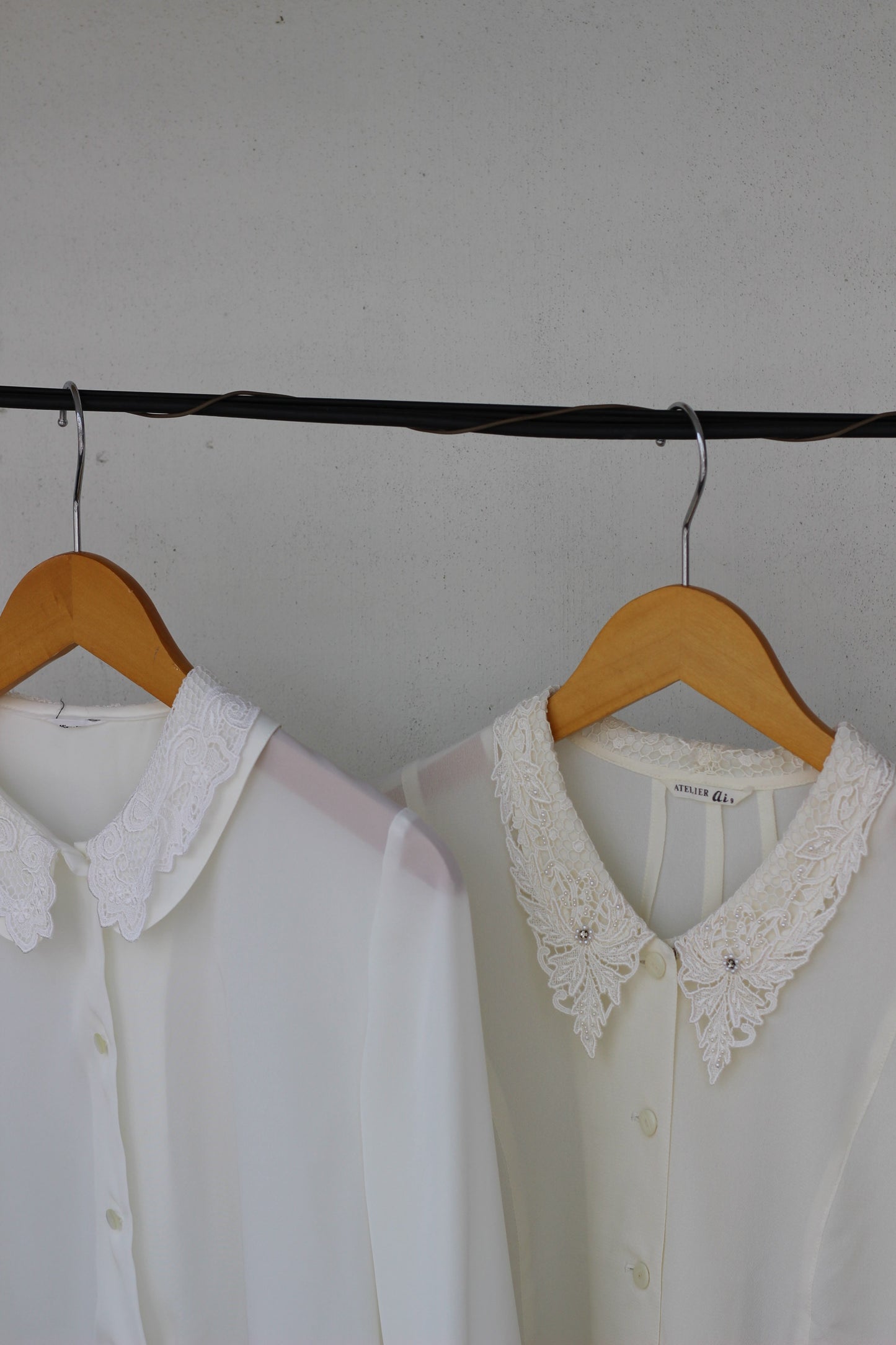 Vintage Lace White Long Sleeve Blouse x10点